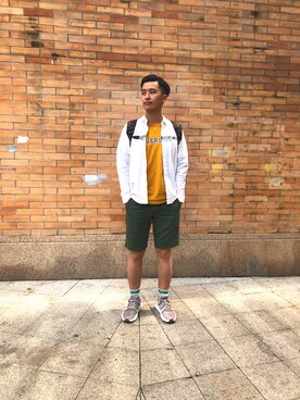 「XPXのアイテム」を使った、bamkwokさん（メンズ・178cm）の春コーディネート