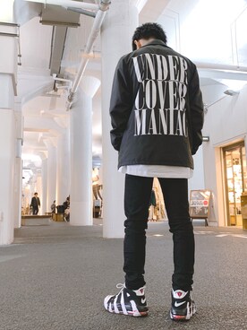 「UNDERCOVER（アンダーカバー）のアイテム（その他アウター）」を使った、みずごろーさん（メンズ・168cm）の春コーディネート