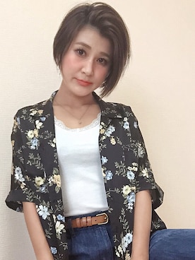 「レプシィム(LEPSIM)」｜「アイテム（キャミソール）」を使った、martinさん（レディース・156cm）の夏コーディネート