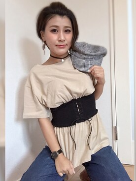 martinさん（レディース・156cm）の夏コーディネート