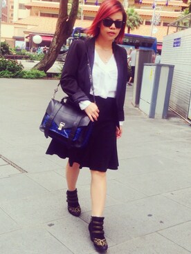 「PROENZA SCHOULER」｜Crystal Phuongさん（レディース）の冬コーディネート