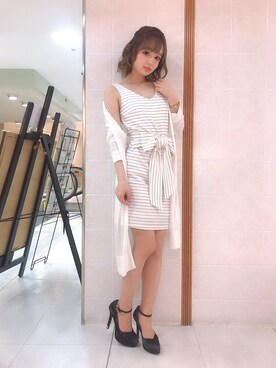 arisaさん（レディース・155cm）の春コーディネート