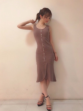 Lipservice リップサービス の マーメイドラインノースリワンピース ワンピース Wear