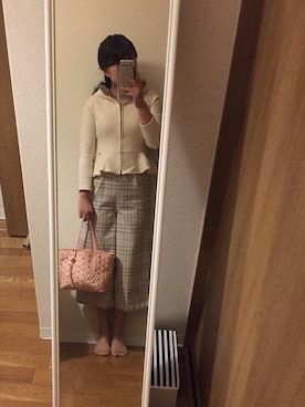 「TOCCA（トッカ）のアイテム（トップス）」を使った、liccaさん（レディース・163cm）の秋コーディネート