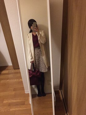 「LOUNGEDRESS（ラウンジドレス）のアイテム（ジャケット/アウター）」を使った、liccaさん（レディース・163cm）の秋コーディネート