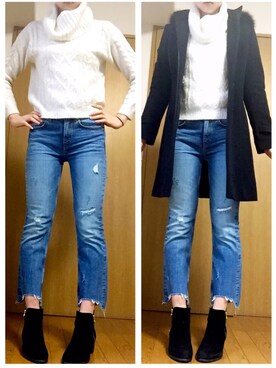 rie2017さん（レディース・170cm）の冬コーディネート