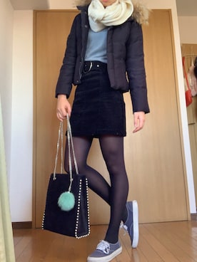 「Jayro（ジャイロ）のアイテム（ジャケット/アウター）」を使った、rie2017さん（レディース・170cm）の冬コーディネート