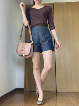 「DEICY（デイシー）のアイテム（その他パンツ）」を使った、rie2017さん（レディース・170cm）の春コーディネート