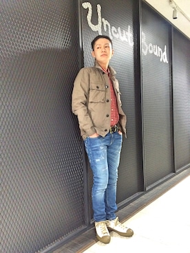「SCOTCH & SODA（スコッチ アンド ソーダ）のアイテム」を使った、HIRATSUKAさん（メンズ・167cm）の春コーディネート