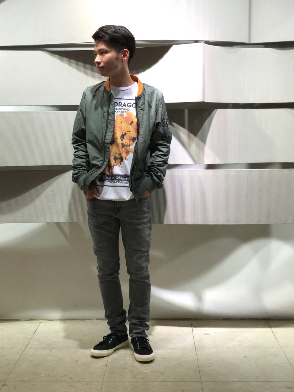 Scotch＆Soda MA-1ジャケット インナー付き　L ネイビー 3077000628067256_01_9365.jpeg