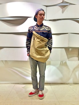 「COMFY（コンフィー）のアイテム」を使った、HIRATSUKAさん（メンズ・167cm）の夏コーディネート