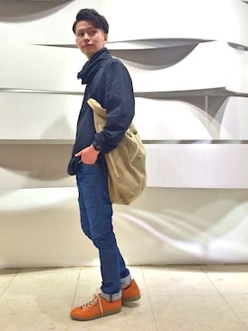 「COMFY（コンフィー）のアイテム」を使った、HIRATSUKAさん（メンズ・167cm）の夏コーディネート