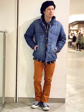 「uncut bound」｜「アイテム（ブルゾン）」を使った、HIRATSUKAさん（メンズ・167cm）の秋コーディネート