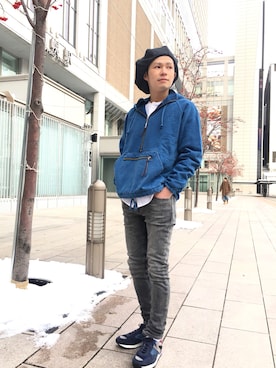 「uncut bound」｜HIRATSUKAさん（メンズ・167cm）の冬コーディネート