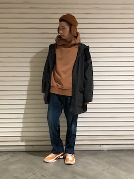「uncut bound」｜「アイテム（ニットキャップ/ビーニー）」を使った、HIRATSUKAさん（メンズ・167cm）の秋コーディネート