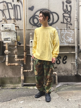 「AVIREX（アヴィレックス）のアイテム（スリッポン）」を使った、HIRATSUKAさん（メンズ・167cm）の夏コーディネート