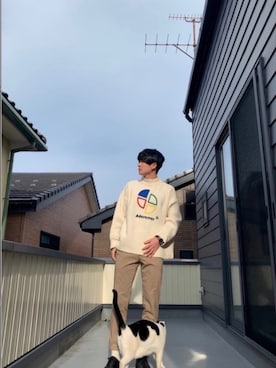 「ADER error」｜「アイテム（アナログ腕時計）」を使った、shinさん（メンズ・179cm）の春コーディネート