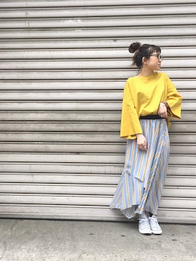 「MAISON DE REEFUR（メゾンドリーファー）のアイテム」を使った、MIKIさん（レディース・158cm）の春コーディネート