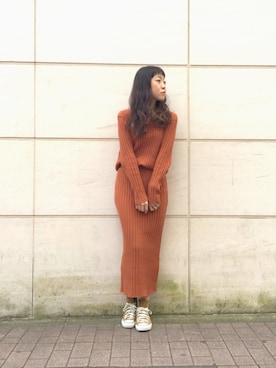 MIKIさん（レディース・158cm）の冬コーディネート