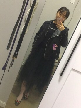 「ONLY（オンリー）のアイテム（ジャケット/アウター）」を使った、Dear_mushroo_さん（レディース・160cm）の秋コーディネート