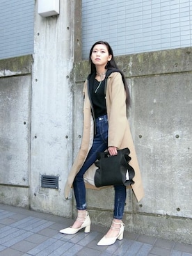 EMODA Official_STAFFさん(レディース・160cm)の冬コーディネート