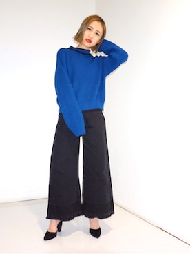 「EMODA（エモダ）のアイテム（パンプス）」を使った、EMODA Official_STAFFさん（レディース・154cm）の冬コーディネート