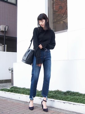 EMODA Official_STAFFさん（レディース・173cm）の春コーディネート