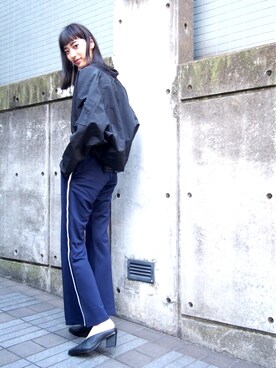 EMODA Official_STAFFさんの「MONO LINE jerseyパンツ」を使ったコーディネート