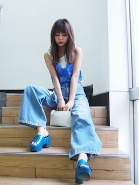 EMODA Official_STAFFさん（レディース・161cm）の春コーディネート