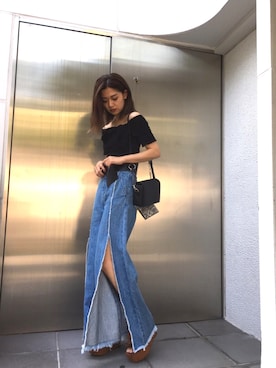 EMODA Official_STAFFさん（レディース・160cm）の夏コーディネート