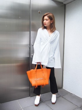 「サボ」｜EMODA Official_STAFFさん（レディース・160cm）の冬コーディネート