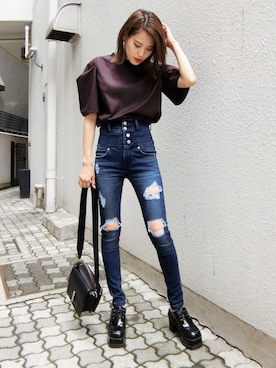 EMODA Official_STAFFさん(レディース・160cm)の夏コーディネート