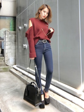 「EMODASTAFF」｜EMODA Official_STAFFさん（レディース・160cm）の秋コーディネート