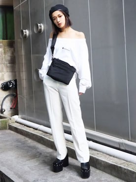 「EMODASTAFF」｜EMODA Official_STAFFさん（レディース・160cm）の冬コーディネート