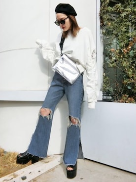 EMODA Official_STAFFさん（レディース・160cm）の冬コーディネート