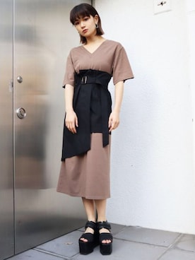 「ootd」｜EMODA Official_STAFFさん（レディース・160cm）の春コーディネート