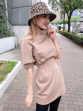 「EMODA（エモダ）のアイテム（ワンピース/ドレス）」を使った、EMODA Official_STAFFさん（レディース・160cm）の夏コーディネート