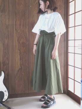 「アイテム（ピアス（両耳用））」を使った、ててさん（レディース・153cm・20代）の夏コーディネート