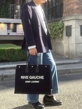 「Saint Laurent（サンローラン）のアイテム」を使った、sho_96lineさん（メンズ・174cm）の秋コーディネート