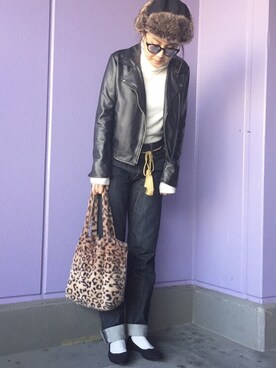 楓さん(レディース・158cm)の冬コーディネート