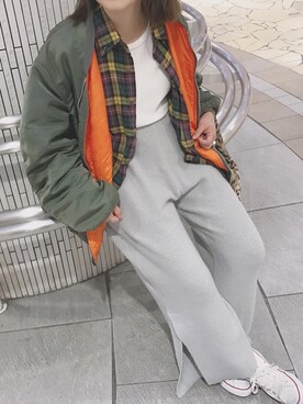 楓さん（レディース・158cm）の冬コーディネート