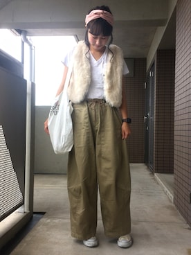 「IRONY（アイロニー）のアイテム」を使った、noriさん（レディース・162cm）の秋コーディネート