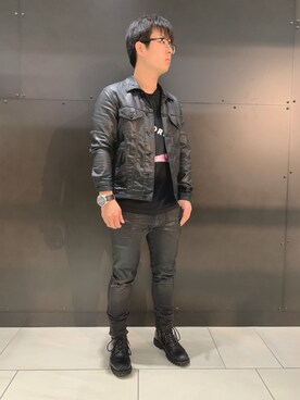 「デブでもオシャレしたい」｜「アイテム（ブーツ）」を使った、hide1044さん（メンズ・174cm）の秋コーディネート