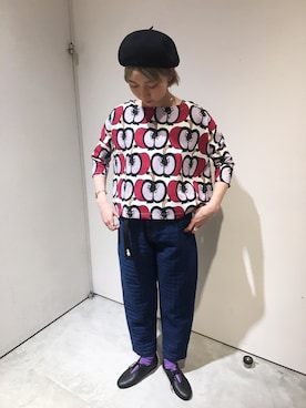 「パプリカ」｜アトリエドゥサボンさん（レディース・157cm）の春コーディネート