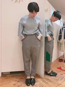 アトリエドゥサボンさん(レディース・157cm)の春コーディネート