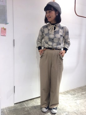 アトリエドゥサボンさん（レディース・157cm）の春コーディネート