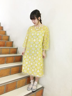 「peu pres（プープレ）のアイテム」を使った、アトリエドゥサボンさん（レディース・157cm）の春コーディネート
