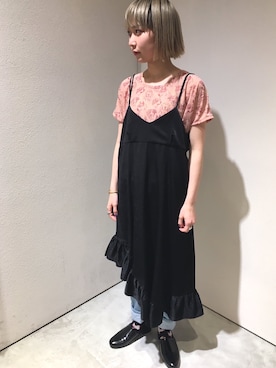 アトリエドゥサボンさん（レディース・157cm）の春コーディネート