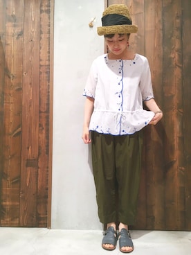 アトリエドゥサボンさん(レディース・157cm)の夏コーディネート