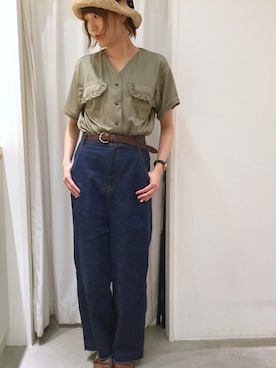 アトリエドゥサボンさん（レディース・157cm）の夏コーディネート